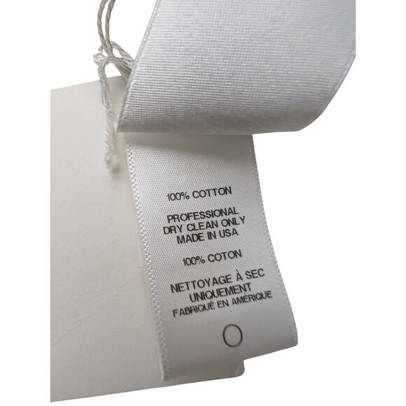 NWT Rosetta Getty Black Asymmetric Poplin Shirt - Picture 14 of 16